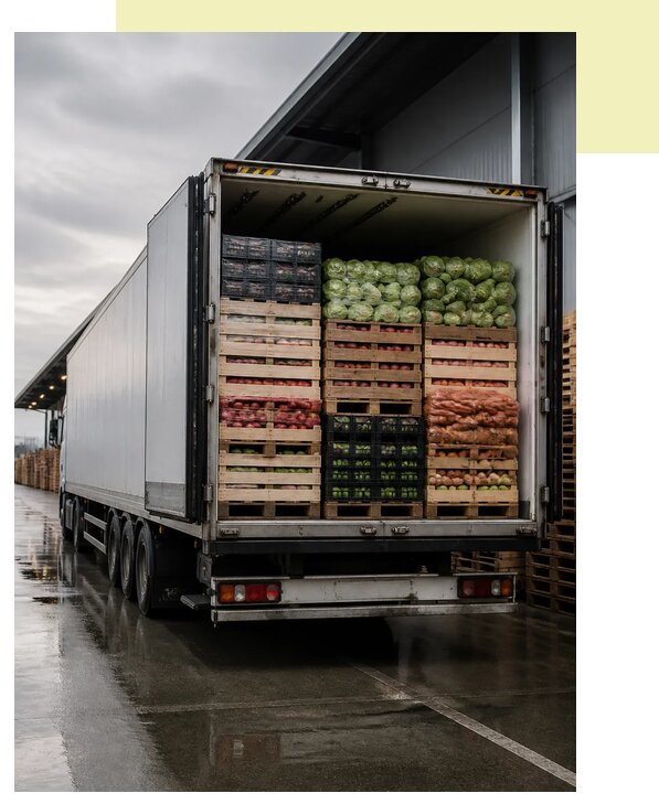 Перевозка плодоовощной продукции в Якутск по цене от 5208 р. | Агросервис-Ктс